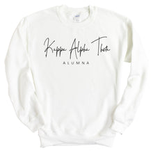 Load image into Gallery viewer, Kappa Alpha Theta Sweatshirt - Theta Sorority Alumna Crewneck Sweatshirt - Kite and Crest
