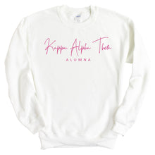 Load image into Gallery viewer, Kappa Alpha Theta Sweatshirt | Theta Vintage Alumna Crewneck Sweatshirt | Kappa Alpha Theta Sorority Gift Idea - Kite and Crest
