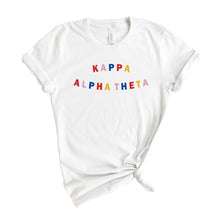 Load image into Gallery viewer, Kappa Alpha Theta T-Shirt | Theta Circular Colorful Shirt | Kappa Alpha Theta Sorority Gift Idea - Kite and Crest
