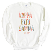 Load image into Gallery viewer, Kappa Beta Gamma Cooper Crewneck Sweatshirt - Kite and Crest
