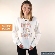 Load image into Gallery viewer, Kappa Beta Gamma Cooper Crewneck Sweatshirt - Kite and Crest
