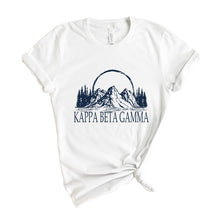 Load image into Gallery viewer, Kappa Beta Gamma Epic Mountains T-shirt - Kite and Crest
