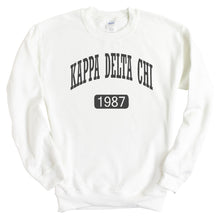 Load image into Gallery viewer, Kappa Delta Chi Athletic Crewneck Sweatshirt - Kite and Crest
