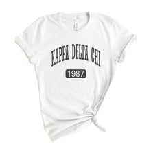 Load image into Gallery viewer, Kappa Delta Chi Athletic T-shirt - Kite and Crest
