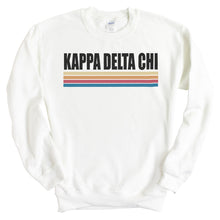 Load image into Gallery viewer, Kappa Delta Chi Colorful Stripes Crewneck Sweatshirt - Kite and Crest
