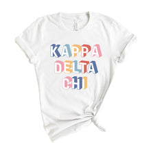 Load image into Gallery viewer, Kappa Delta Chi Retro T-shirt - Kite and Crest
