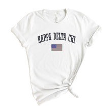 Load image into Gallery viewer, Kappa Delta Chi USA T-shirt - Kite and Crest
