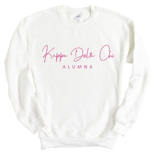 Load image into Gallery viewer, Kappa Delta Chi Vintage Alumna Crewneck Sweatshirt - Kite and Crest
