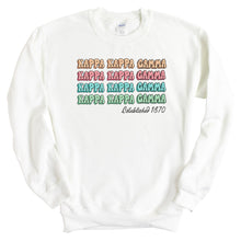 Load image into Gallery viewer, Kappa Kappa Gamma Sweatshirt - Kappa (KKG) Stencil Crewneck Sweatshirt - Kite and Crest
