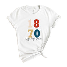 Load image into Gallery viewer, Kappa Kappa Gamma T-Shirt | Kappa (KKG) Colorful Year Shirt | Kappa Kappa Gamma Sorority Gift Idea - Kite and Crest
