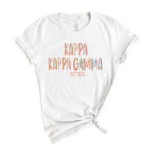 Load image into Gallery viewer, Kappa Kappa Gamma T-shirt - Kappa (KKG) Cooper Tee - Kite and Crest
