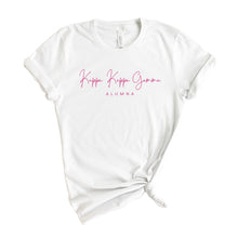 Load image into Gallery viewer, Kappa Kappa Gamma T-Shirt | Kappa (KKG) Vintage Alumna Shirt | Kappa Kappa Gamma Sorority Gift Idea - Kite and Crest
