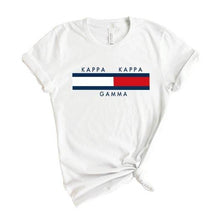 Load image into Gallery viewer, Kappa Kappa Gamma T-shirt - Kappa (KKG) Vintage Tee - Kite and Crest
