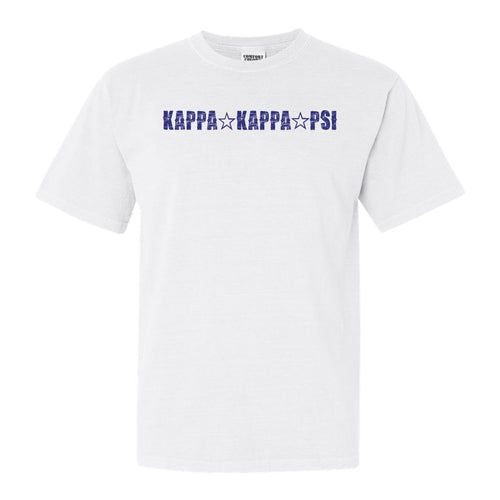 Kappa Kappa Psi Fraternal Star Comfort Colors T-Shirt - Fraternity Tee - Kite and Crest