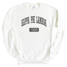 Load image into Gallery viewer, Kappa Phi Lambda Athletic Crewneck Sweatshirt - Kite and Crest
