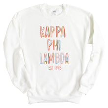 Load image into Gallery viewer, Kappa Phi Lambda Cooper Crewneck Sweatshirt - Kite and Crest
