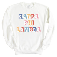 Load image into Gallery viewer, Kappa Phi Lambda Retro Crewneck Sweatshirt - Kite and Crest
