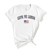 Load image into Gallery viewer, Kappa Phi Lambda USA T-shirt - Kite and Crest
