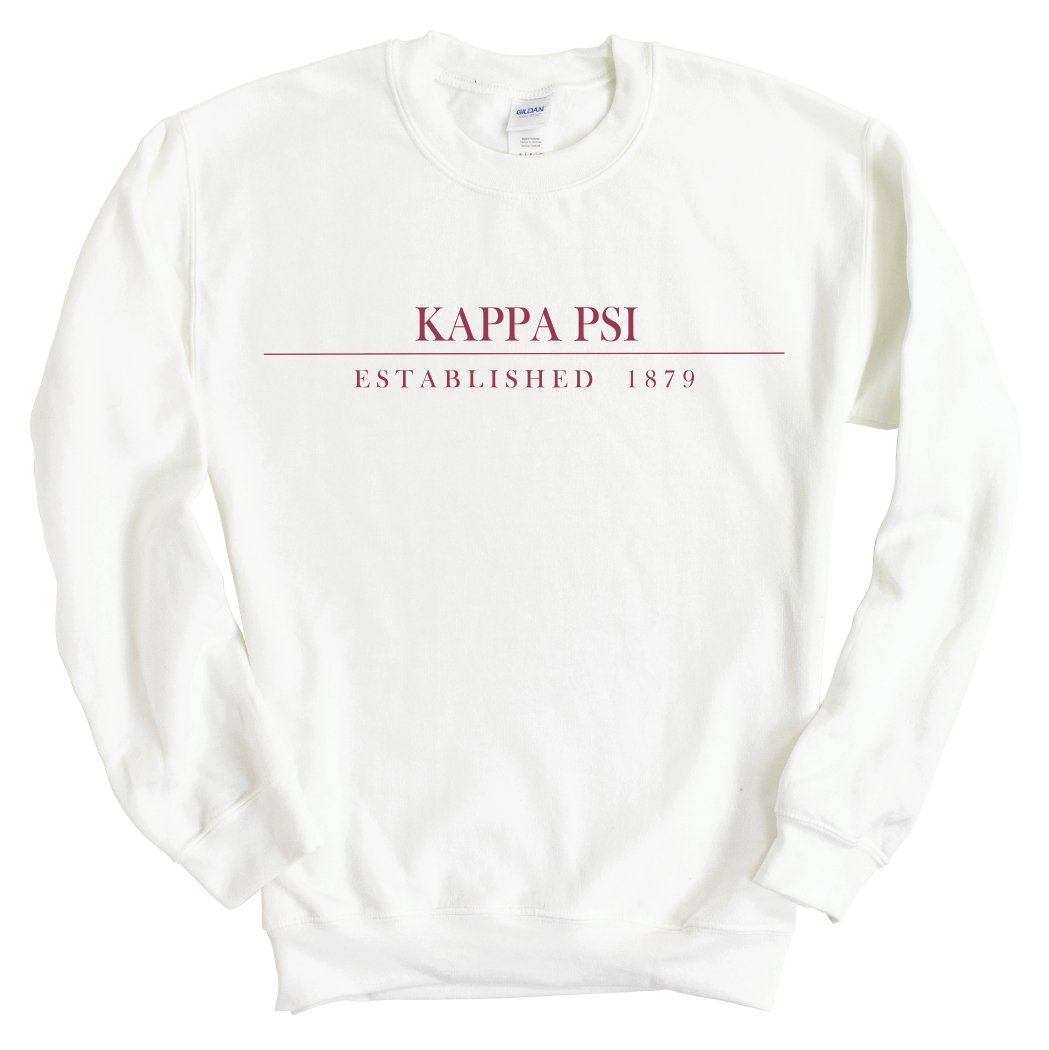 Kappa Psi Boyfriend Sweatshirt - Fraternity Crewneck Sweatshirt - Kite and Crest