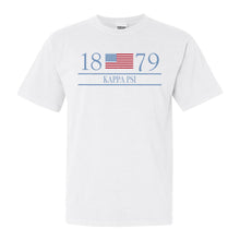Load image into Gallery viewer, Kappa Psi Candidate Comfort Colors T-Shirt - Kite and Crest
