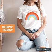 Load image into Gallery viewer, Kappa Psi Happy Days Comfort Colors T-Shirt - Kite and Crest
