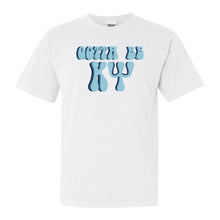 Load image into Gallery viewer, Kappa Psi Happy to be Comfort Colors T-Shirt - Kite and Crest
