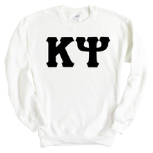 Load image into Gallery viewer, Kappa Psi Keeping it Simple Sweatshirt - Fraternity Crewneck Sweatshirt - Kite and Crest
