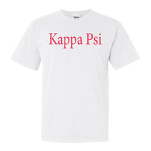 Load image into Gallery viewer, Kappa Psi Simply Me Comfort Colors T-Shirt - Kite and Crest
