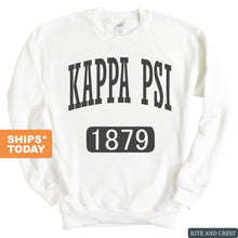 Load image into Gallery viewer, Kappa Psi Weekender Sweatshirt - Fraternity Crewneck Sweatshirt - Kite and Crest
