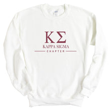 Load image into Gallery viewer, Kappa Sigma Sweatshirt - Kappa Sig Basic Lined Crewneck Sweatshirt - Kite and Crest
