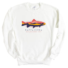 Load image into Gallery viewer, Kappa Sigma Sweatshirt - Kappa Sig Fishing Crewneck Sweatshirt - Kite and Crest
