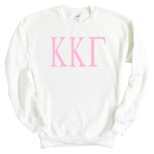 Load image into Gallery viewer, KKG Kappa Kappa Gamma Very Pink Sorority Crewneck Sweatshirt - Kite and Crest
