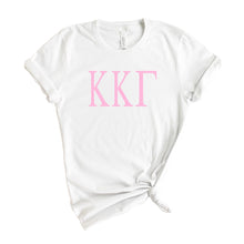 Load image into Gallery viewer, KKG Kappa Kappa Gamma Very Pink Sorority T-Shirt Shirt Tee - Kite and Crest
