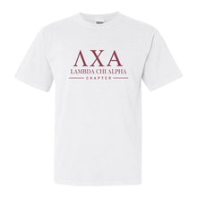 Load image into Gallery viewer, Lambda Chi Alpha Comfort Colors T-Shirt - Lambda Chi Basic Lined Shirt - Kite and Crest
