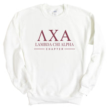 Load image into Gallery viewer, Lambda Chi Alpha Sweatshirt - Lambda Chi Basic Lined Crewneck Sweatshirt - Kite and Crest
