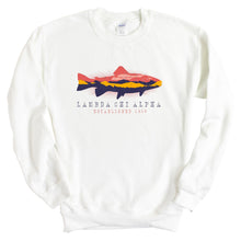 Load image into Gallery viewer, Lambda Chi Alpha Sweatshirt - Lambda Chi Fishing Crewneck Sweatshirt - Kite and Crest
