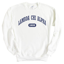 Load image into Gallery viewer, Lambda Chi Alpha Sweatshirt - Lambda Chi Fraternal Arch Crewneck Sweatshirt - Kite and Crest
