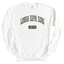 Load image into Gallery viewer, Lambda Kappa Sigma Athletic Crewneck Sweatshirt - Kite and Crest
