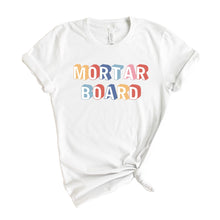 Load image into Gallery viewer, Mortar Board Retro T-shirt - Kite and Crest
