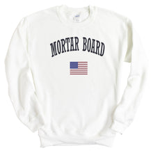 Load image into Gallery viewer, Mortar Board USA Crewneck Sweatshirt - Kite and Crest
