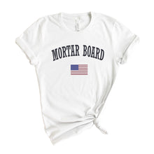 Load image into Gallery viewer, Mortar Board USA T-shirt - Kite and Crest
