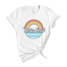 Load image into Gallery viewer, Mortar Board Wavy Rainbow T-shirt - Kite and Crest
