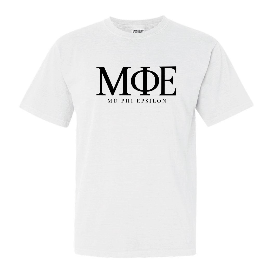Mu Phi Epsilon Classic Comfort Colors T-Shirt - Kite and Crest
