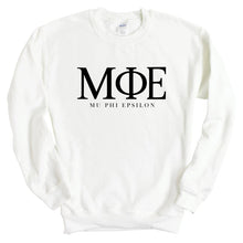 Load image into Gallery viewer, Mu Phi Epsilon Classic Sweatshirt - Fraternity Crewneck Sweatshirt - Kite and Crest
