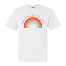Load image into Gallery viewer, Mu Phi Epsilon Happy Days Comfort Colors T-Shirt - Kite and Crest
