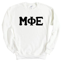 Load image into Gallery viewer, Mu Phi Epsilon Keeping it Simple Sweatshirt - Fraternity Crewneck Sweatshirt - Kite and Crest
