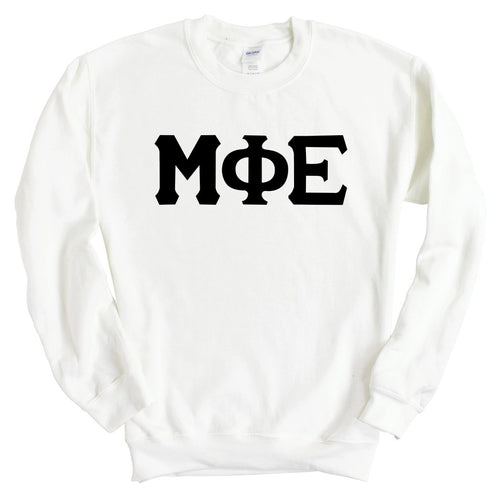 Mu Phi Epsilon Keeping it Simple Sweatshirt - Fraternity Crewneck Sweatshirt - Kite and Crest