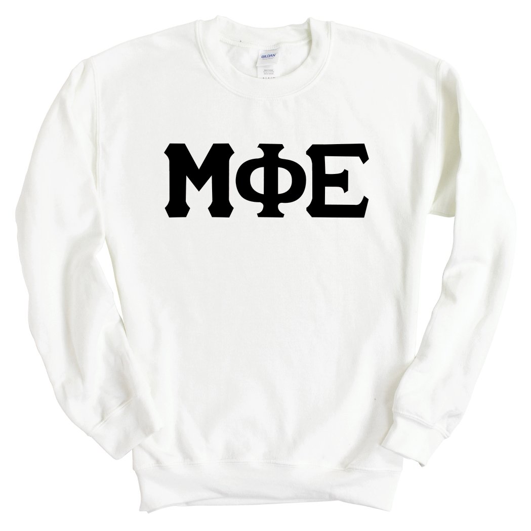 Mu Phi Epsilon Keeping it Simple Sweatshirt - Fraternity Crewneck Sweatshirt - Kite and Crest