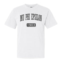Load image into Gallery viewer, Mu Phi Epsilon Weekender Comfort Colors T-Shirt - Kite and Crest
