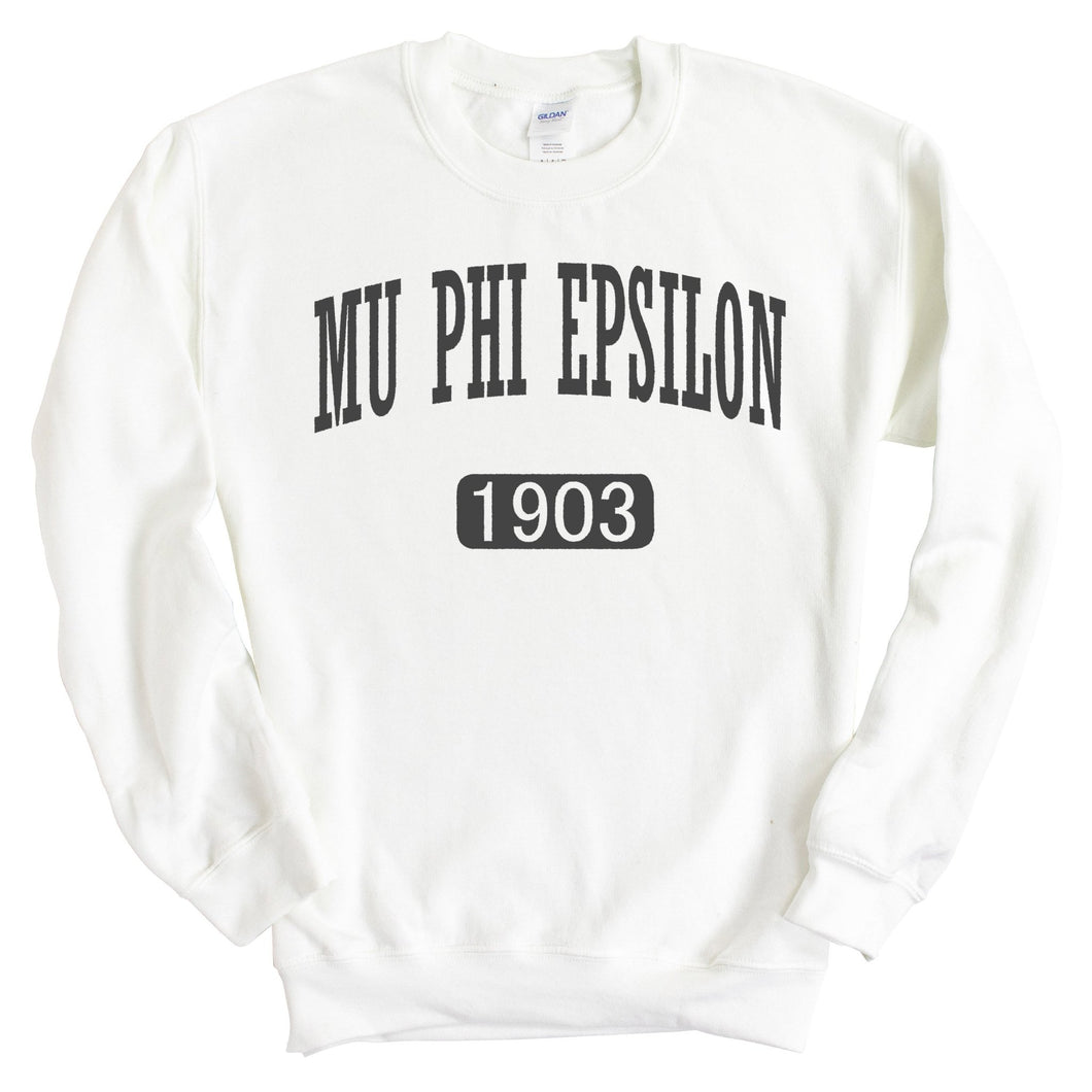 Mu Phi Epsilon Weekender Sweatshirt - Fraternity Crewneck Sweatshirt - Kite and Crest